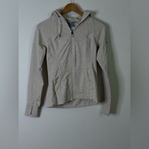 Athleta Women’s Full Zip Hoodie Jacket XS Beige Athleisure